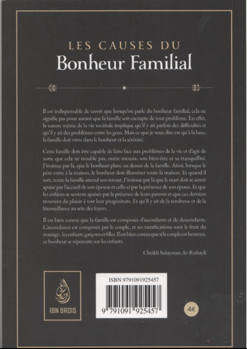Alternative view of Les causes du bonheur familial